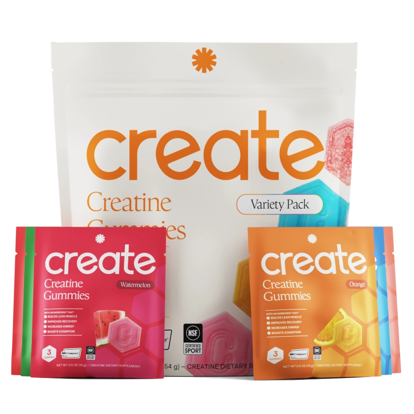 Variety pouch with colorful stick packs in front