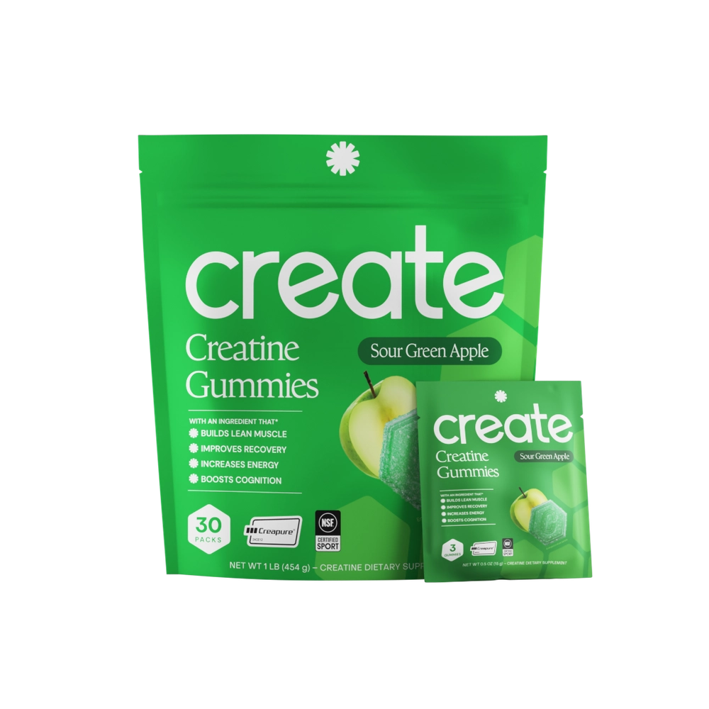 Green Sour Green Apple pouch with a small stick pack